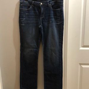 Banana Republic Straight Leg Distressed Size 14